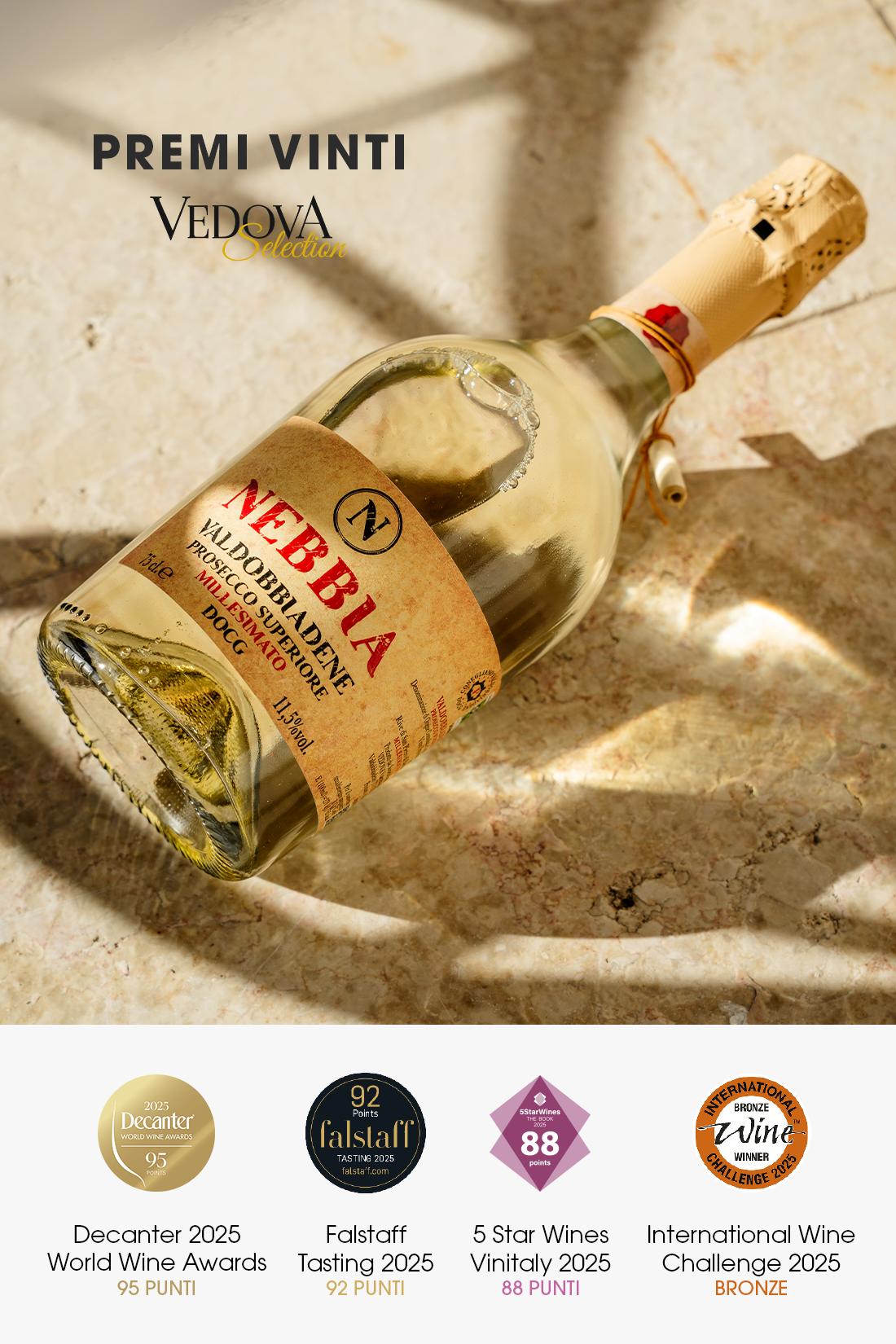 Nebbia Prosecco Superiore Valdobbiadene Millesimato - Brut